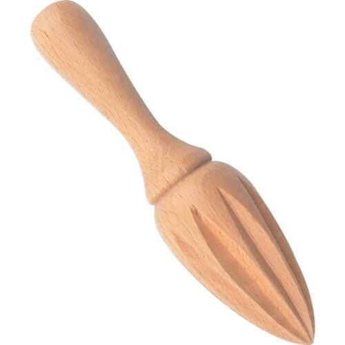 1Pcs Wooden Lemon Squeezer Mini Juicer Fruit Orange Citrus Juice Extractor Reamer New Multifunctional Kitchen Tool