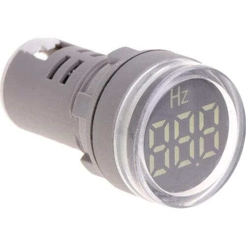 2020 New 22mm LED Display AC Frequency Meter Electricity Hertz Indicator Hz Pilot Light
