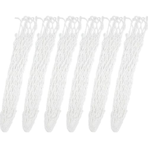 6PCS/Set Billiards Net Pocket Long Service Life Billiards Table Pocket Billiards Table Accessories Long Life White Hole Net Bag