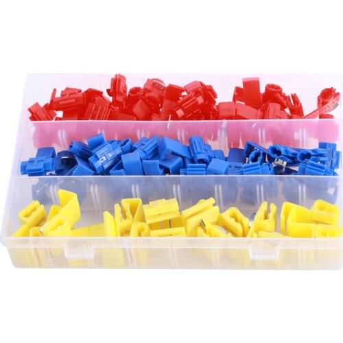 75pcs Kit Fine-quality High Temperature Resistance Break-free Wire Terminals Cold-pressed Quick Connectors