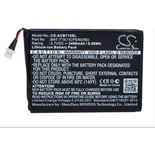 Cameron Sino 2400mAh battery for ACER Iconia B1-A71 Iconia B1-A71-83174G00nk Iconia Tab B1 BAT-715(1ICP5/60/80)