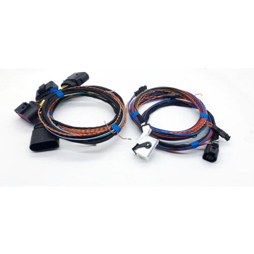 Car Auto Leveling Range LED Headlight Cornering AFS Wire +10 to 14 Pin Connector Adapter For VW GOLF 7 MK7