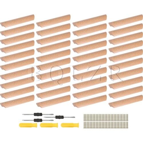 BQLZR 40PCS Furniture Wooden Cabinet Handle Pull 96mm Hole Pitch for Furniture