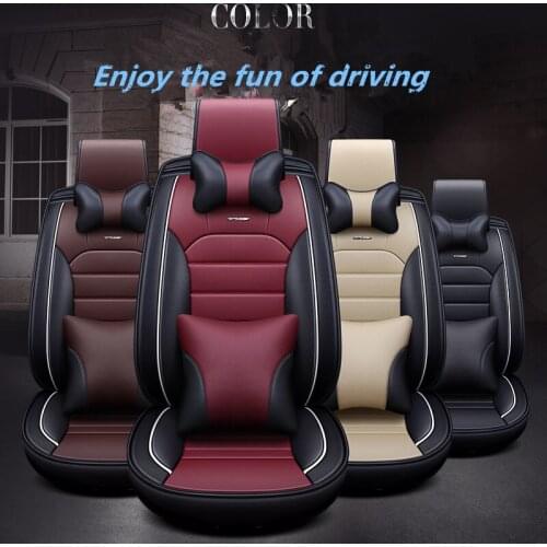 5Seats( Front+Rear) Car Seat Covers For Cadillac ATS CTS XTS SRX SLS Escalade SUV car accessories car-styling