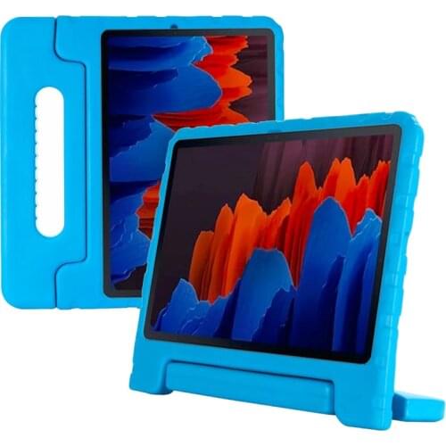 For Samsung Galaxy Tab S7 Plus Case Kids Tablet Cases Tab S7 Plus 12.4 " Case Cover Shockproof EVA Hand Holder Funda for Child