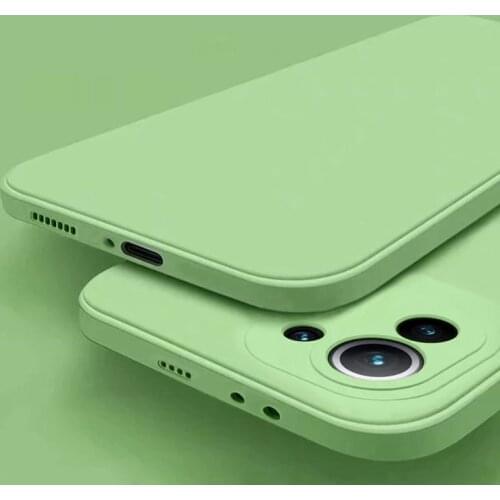 For Xiaomi Mi 11 Lite Cover Liquid Silicone Protective Case for Xiaomi Mi 10 Lite 10T Pro 9T 9 SE Mi11 Ultra