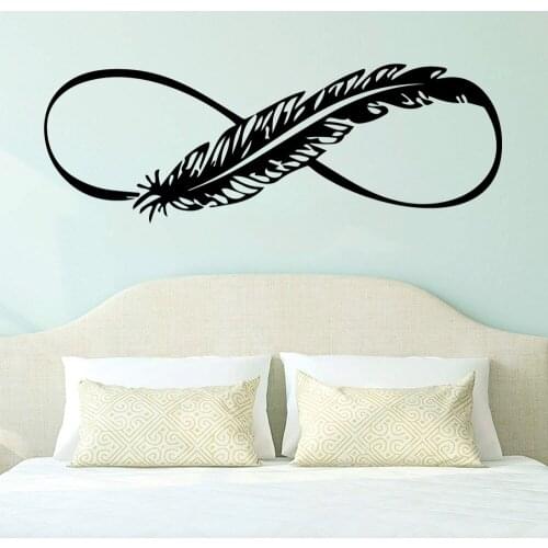 Charactersfeather Decorative Vinyl Wall Stickers For Home Decor Living Room Bedroom Decor Decal Stickers naklejki