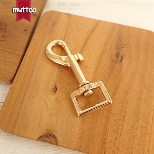 DIY Dog leash retailing environmental golden 20mm metal key chain Metal clip Dog Clasp Metal Hook Hardware lobster buckle PK-003