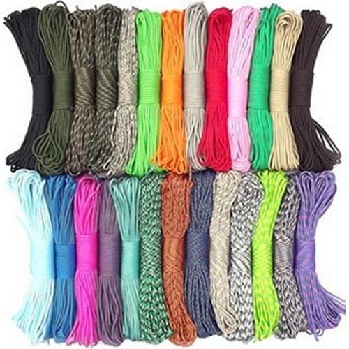 H889-31m Outdoor 550 Army Regulation 9-core umbrella rope/outdoor paratrooper/traction rescue tied rope/tent rope/climbing rope