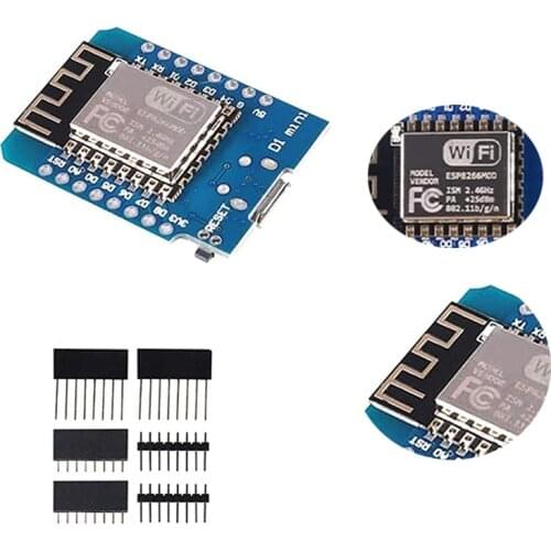HOT-ESP8266 ESP-12 ESP-12F NodeMcu Mini D1 Module WeMos Lua 4M Bytes WLAN WiFi Development Compatible with WeMos Mini