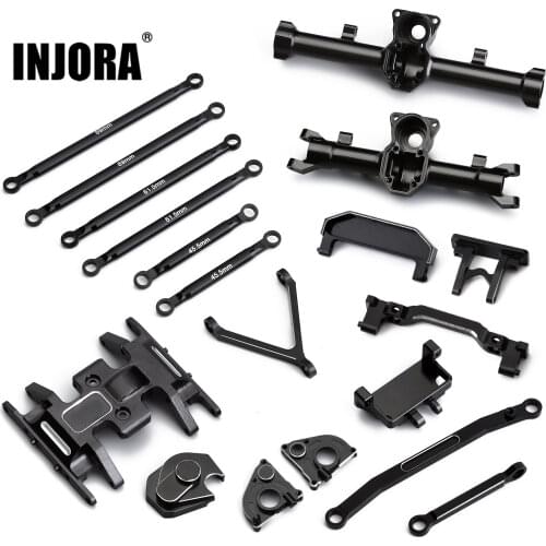 INJORA Axle Housing Servo Stand Transmission Mount Case Chassis Links For 1/24 RC Crawler Car Axial SCX24 90081 Upgrade Parts