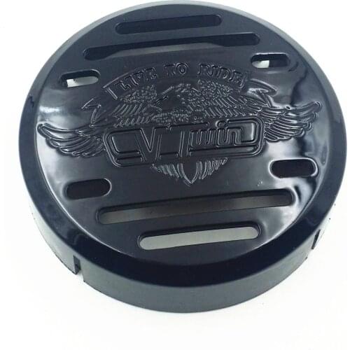 Black Horn Ride Eagle Cover For Kawasaki Vulcan 800 V-Star 650 1100 Motor