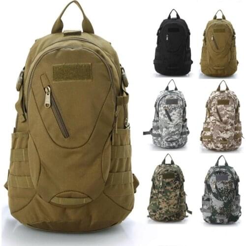 20L Multifunction Camouflage Military Bag Backpack Outdoor Riding Climbing Sports Waterproof Nylon Tactical Army Bags Rucksack