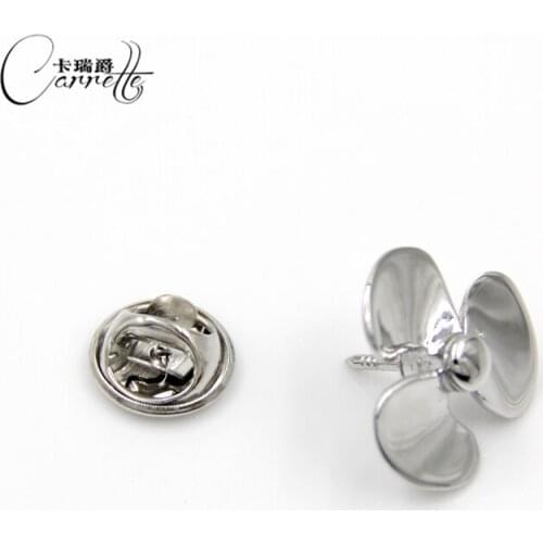 Mens suits brooches shirt collar buckle fun fan leaf shape brooch pin KLJ1362