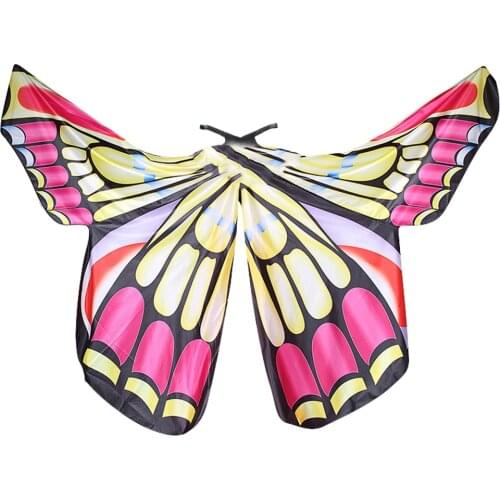 Belly Dance Butterfly Wing Princess Cape Halloween Performance With Stick