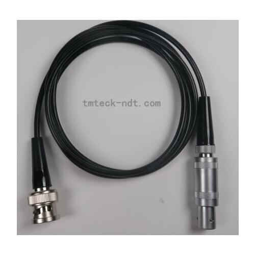 NDT,single cable Equivalent LEMO 1-BNC Krautkramer cable for ultrasonic flaw detector