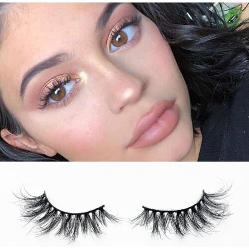 Mink eyelashes Handmade 3D Mink Lashes Natural False Eyelashes Dramatic Fluffy Soft Wispy Volume Cross Reusable Eyelash MaKeup