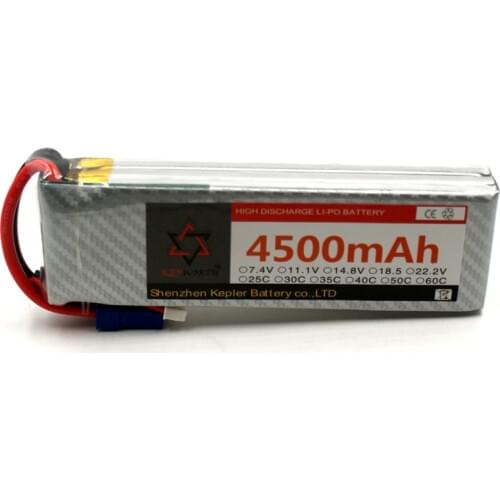 Upgrade 4500mAh 11.1V 25C 35C 60C RC LiPo Battery 3S For Remote Control Airplane Boat Car Aircraft Drone Batteries 11.1V