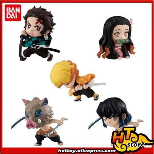 Original BANDAI ADVERGE MOTION Collection Figure - Kamado Tanjiro Nezuko Zenitsu Agatsuma Inosuke Hashibira From "Demon Slayer"