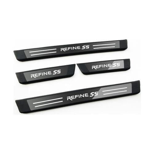 Car-styling Stainless door sill Scuff Plate Cover for Jac refine s5 2013 2014 2015 2016 2017 2018 2019 Car accessories Protector