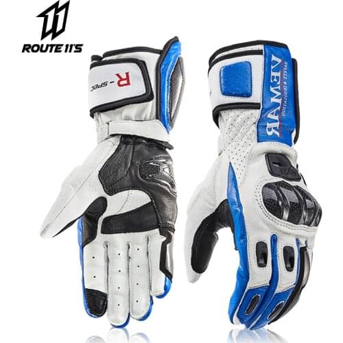 VEMAR Motorcycle Gloves Moto Guantes Moto Thermal Fleece Lined Moto Gloves Touch Screen Motorbike Riding Gloves