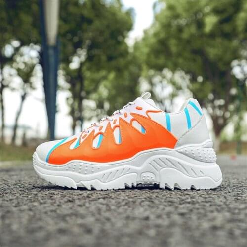 2020 New Designer Sneakers Women Platform Sport Running Shoes Fashion Walking Jogging Trainers Soft Woman Chunky Shoes Big Size