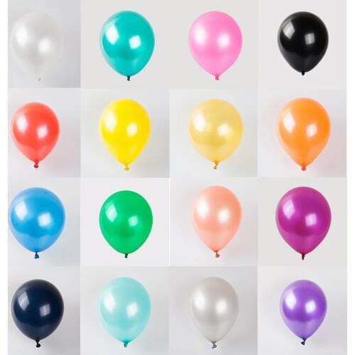 10/20/30pcs 10inch Colorful Pearl Rose Gold White Latex Balloons Wedding Birthday Party Decoration Kids Toy Helium balloon
