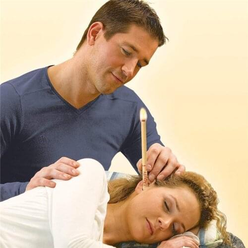 10Pcs/Set Ear Wax Cleaner Removal candle cleaning Indian Therapy Therapy wax candle Healthy care