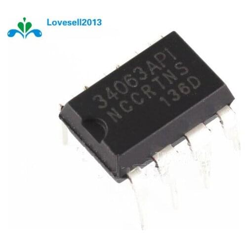 20PCS MC34063AP1 MC34063 34063 DIP-8