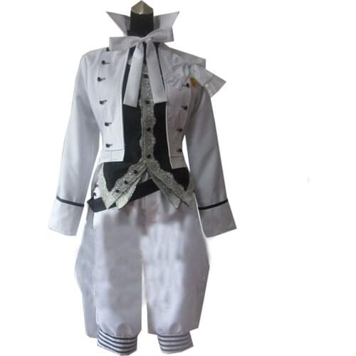 2021 New arrival Black Butler Charles Grey Cosplay Costume Anime White Custom Made any size
