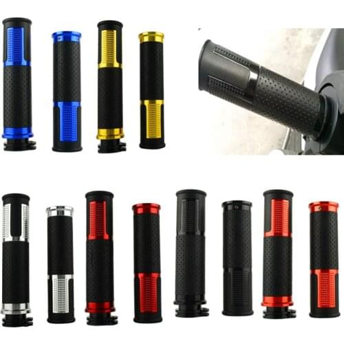 22mm 7/8 CNC Rubber Handlebar Hand Grips For Harley Handle CNC Handlebar Hand Grips For Harley Sportster 883 1200 Touring Dyna
