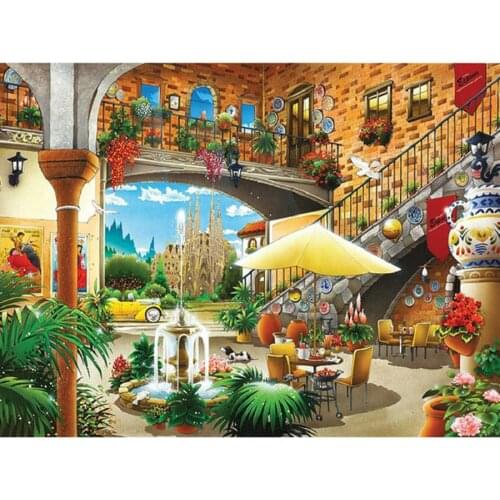 Diy full diamond embroidery warm family mosaic 5d diamond painting cross stitch landscape square rhinestone painting 3d picture