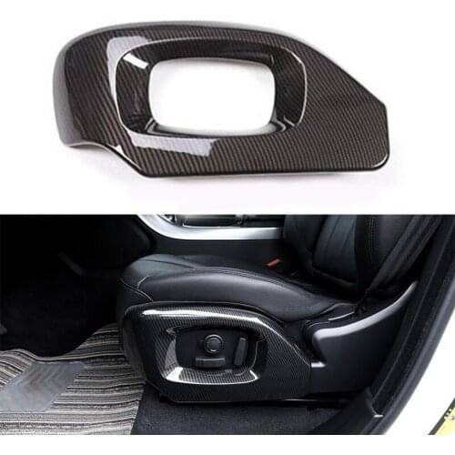 Car Carbon Chrome Seat Side Frame Cover Trim Accessories for Land Rover Range Rover -Sport 2014-2017