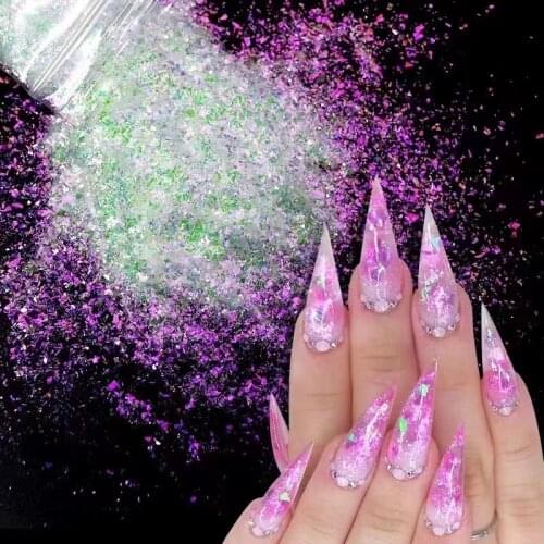TCT-052 Christmas Snow Season Series 12 Kinds White Colors Gliiter Spangles for Nail art Decoration Body paint DIY Decoration