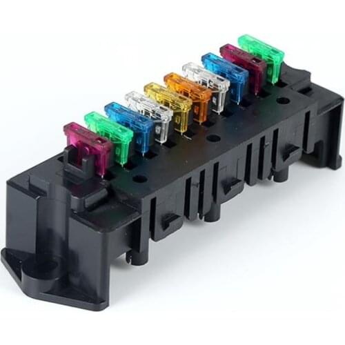 10Way Fuse Box Block Fuse Holder Box Car Vehicle Circuit Automotive Blade Car Fuse Accessory Tool with fuse and terminal