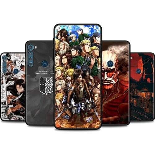 Phone Cover For Motorola G30 G10 G9 G8 Power Play Shell Anime Attack On Titan 4 Moto G Stylus One Fusion Hyper E6s Edge Case