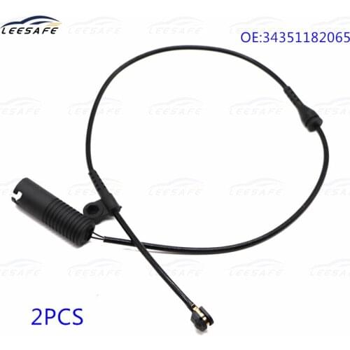2PCS Rear Axle Brake Pad Wear Sensor for BMW 7 Series E38 Brake Pad Wear Warning Contact Sensor OEM NO 34351182065 Brake Line
