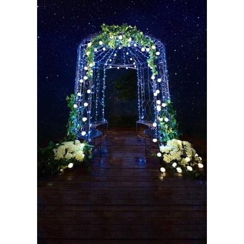 Star sky photography backgrounds vinyl light flowers decoration party photo backdrops for photo Studio props photophone CM-7249