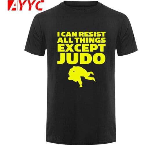 AYYC T-Shirt Tshirt Cool Judo Printed T Shirts Men New Summer Style Short Sleeve T-shirts Funny Judo Boys Tops Tee Cotton