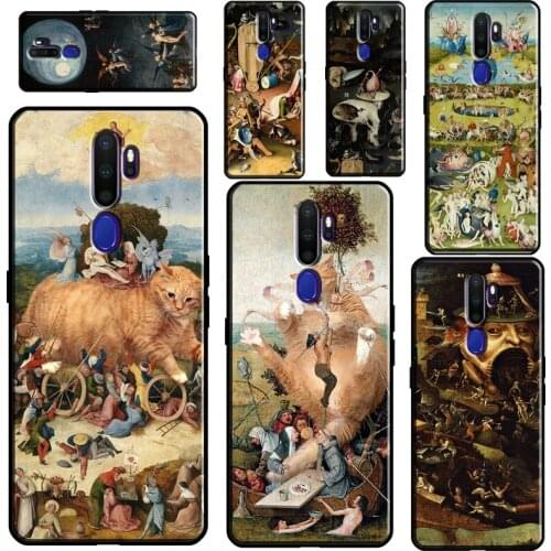 Hieronymus Bosch Art Painting For OPPO A53 A31 A9 A5 2020 F5 F7 A1K A15 A3S A5S A83 A91 A93 A52 A72 Reno2 Z Phone Case