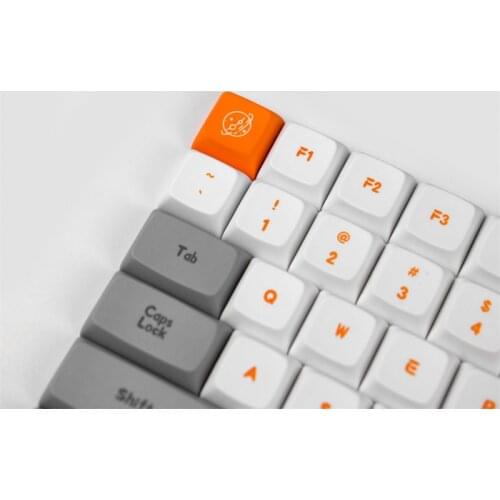 Personality XDA Happy Planet Keycap PBT Sublimation Mechanical Keyboard With Key Cartoon Keycap 7U Supplement Full Set