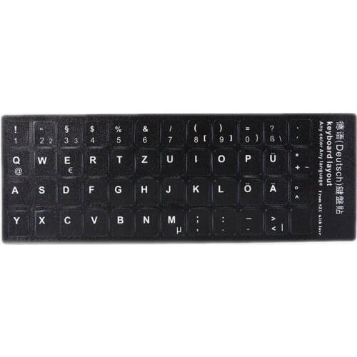 Computer keyboard sticker Russian French Arabic English keyboard waterproof keyboard movie cover laptop independent paste