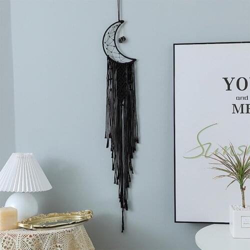 Dream Catcher Pendant Eye-catching Delicate Cotton Line Wind Chime Hanging Wind-bell Ornament Decoration for Home Decor