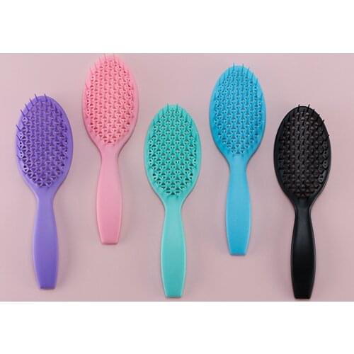 New Hair Comb Brush Vent Brush For Quick Blow Drying Salon Barber Hair Styling Detangling Brush Hairbrush Massage Woman Comb