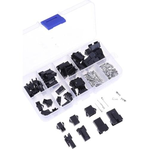 New Hot 200PCS/Set 2.54mm Terminal SM2.54 Cable Plug 2/3/4/5 Pin Electrical Jumper Headers