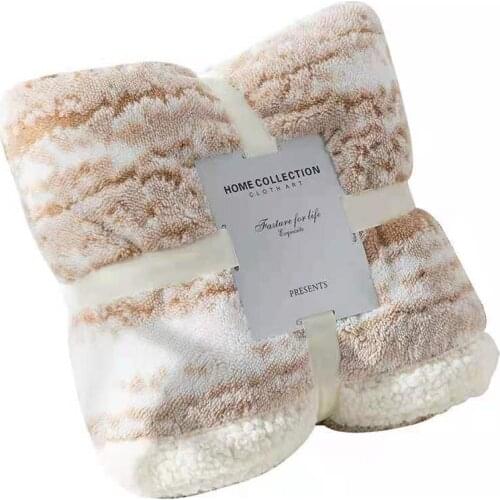 Sherpa Lining Thick Thermal Kids Blanket,Super Soft Fluffy Baby Blanket,Toddler Furry Bedding Quilt, Baby Winter Swaddle Wrap