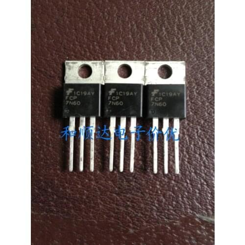 Original New / 5pcs / FCP7N60 TO-220