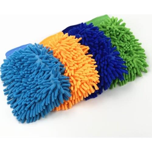 1pc Car Wash Gloves For Mitsubishi GT-PHEV XR-PHEV Delica Xpander L200 Mirage Samurai EX Attrage FORTIS