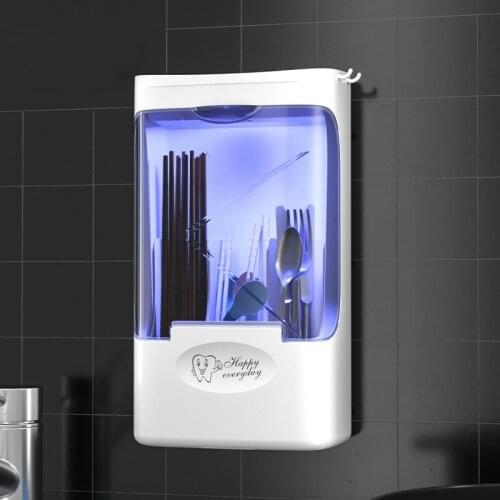 Kitchen Disinfection Shelf Asphalt Household Cutter Storage Barrel Integrated Multi-functional Storage Shelf