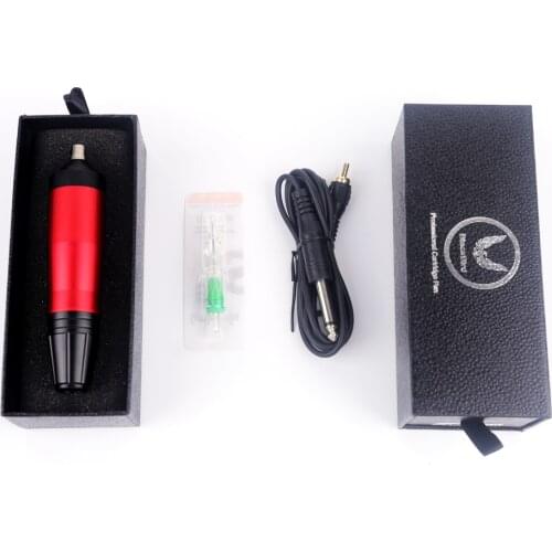 SPARK Tattoo Pen Rotary Tattoo Machine Needle Cartridges Short paragraph Tattoo Gun Black Precision RCA Motor Tattoo Machine Pen
